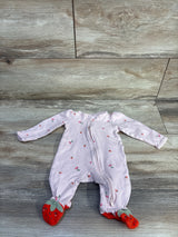 Carter's Strawberry Sleeper Pink sz Newborn