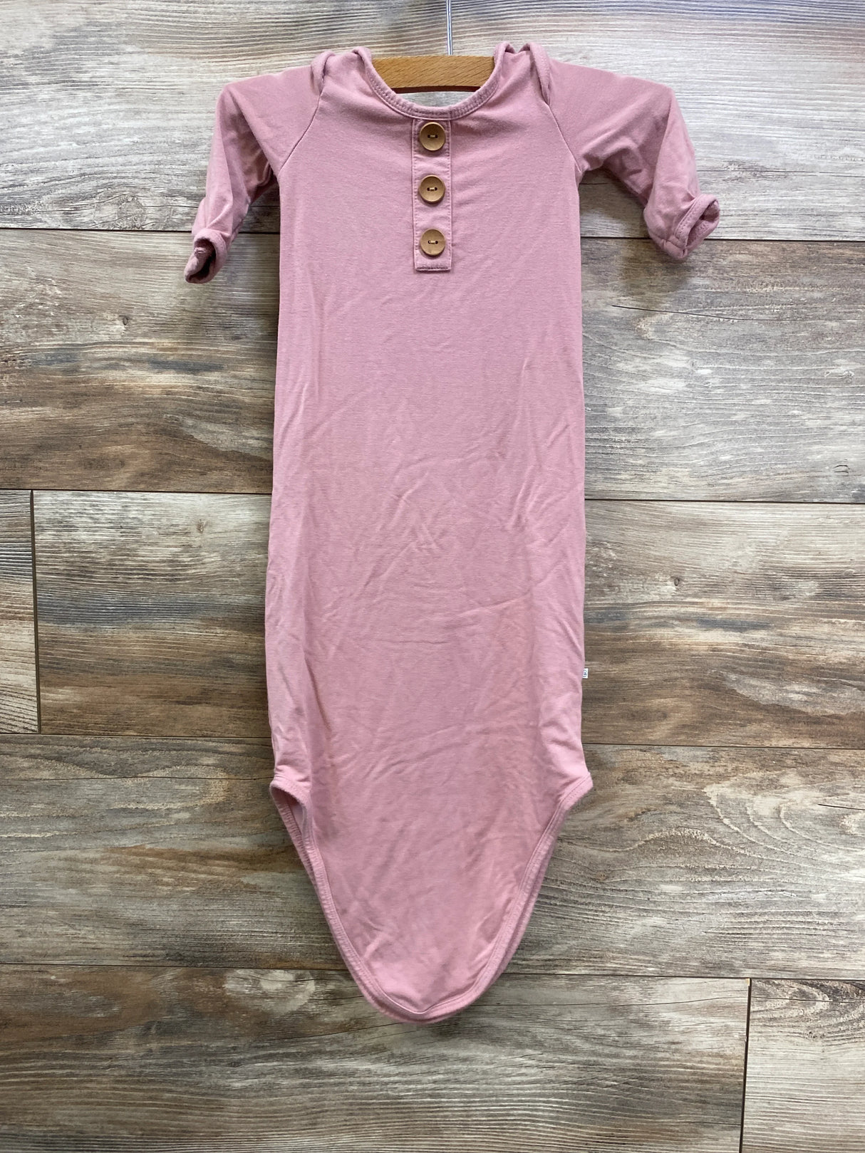 Caden Lane Solid Knot Gown Pink sz Newborn