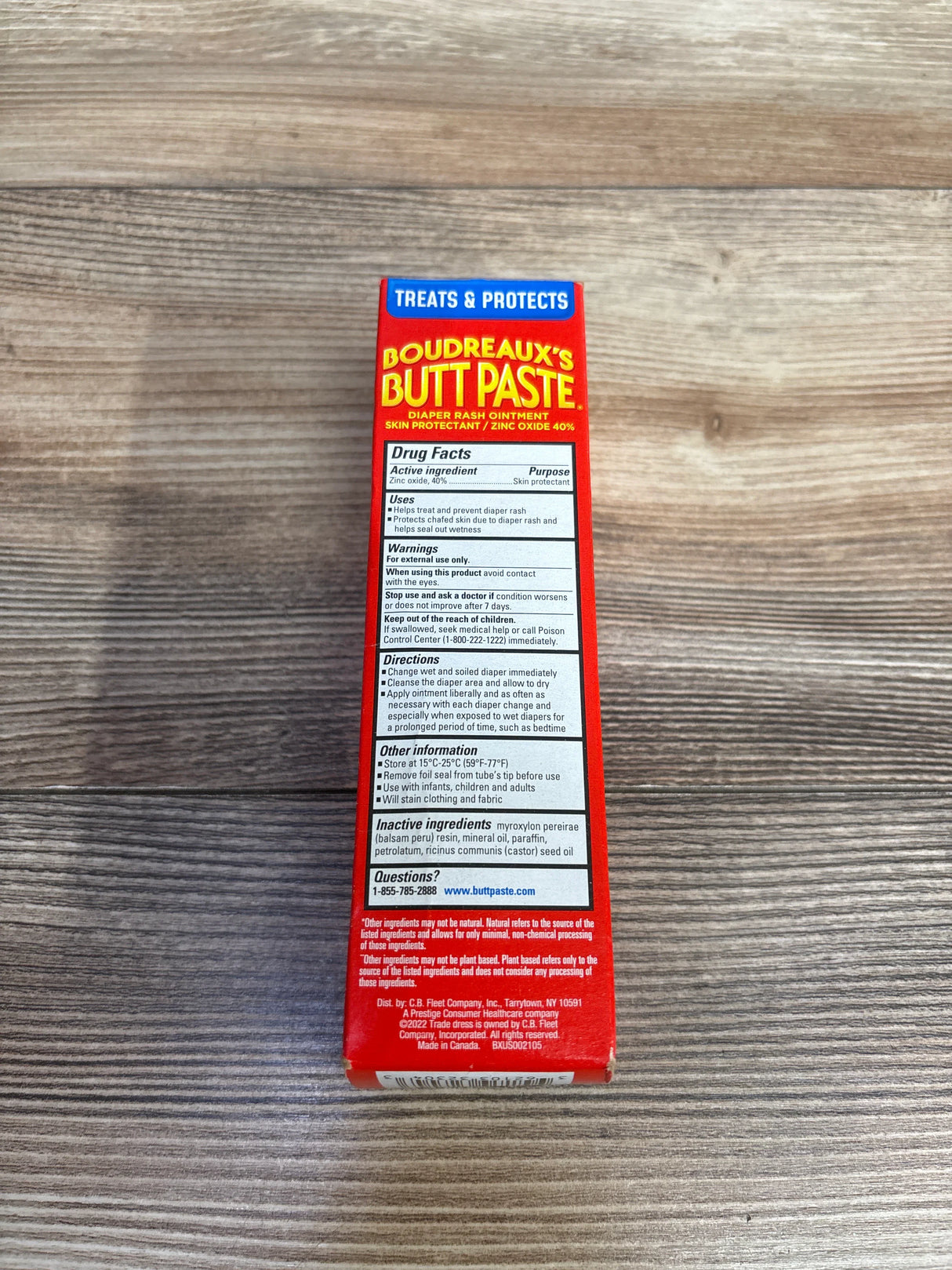 NEW Boudreaux's Butt Paste Max Strength Diaper Rash Ointment 4oz