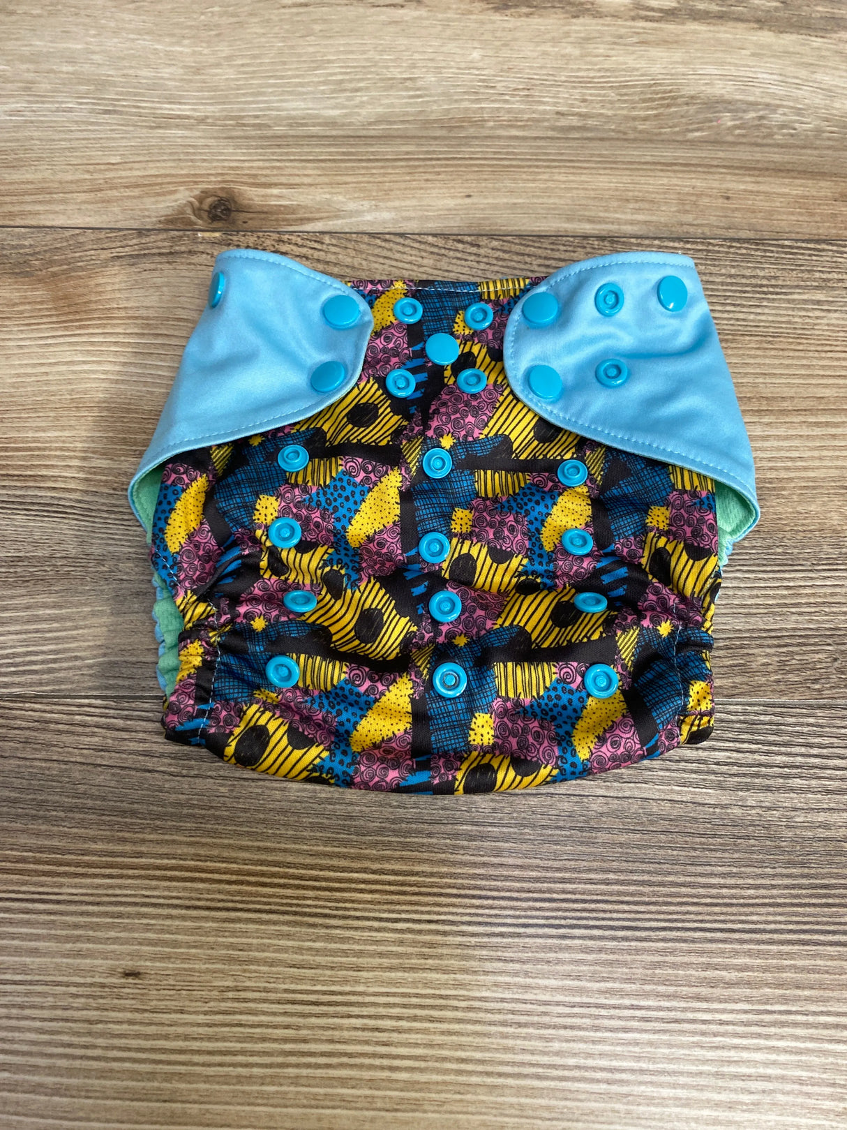 FluffyBum Creations Pocket Diaper Blue OS