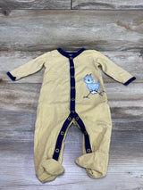 Carter's Striped Sleeper Yellow sz 6m