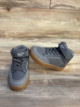 Penguin Quilted High-Top Sneakers Grey sz 6c