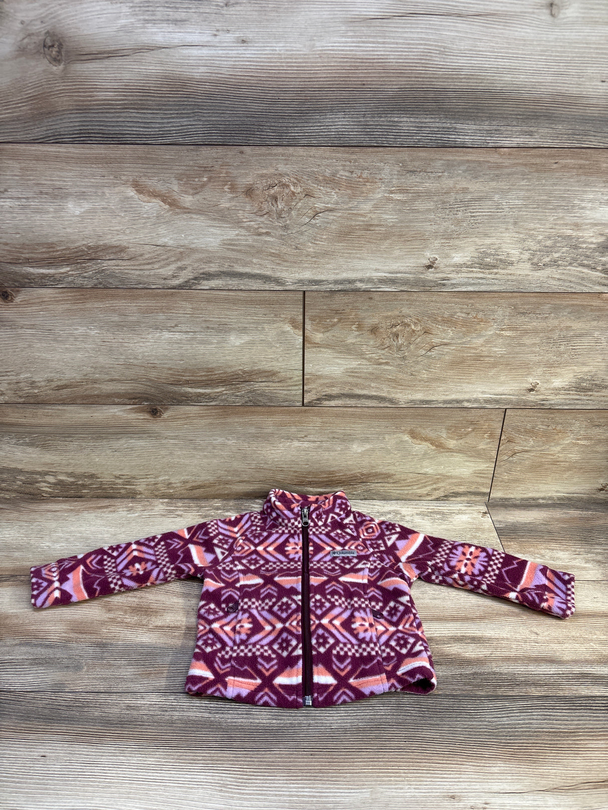 Columbia Benton Springs II Fleece Jacket Purple sz 2T