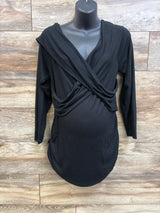 NEW Isabel Maternity Cross Front Top Black sz XXL