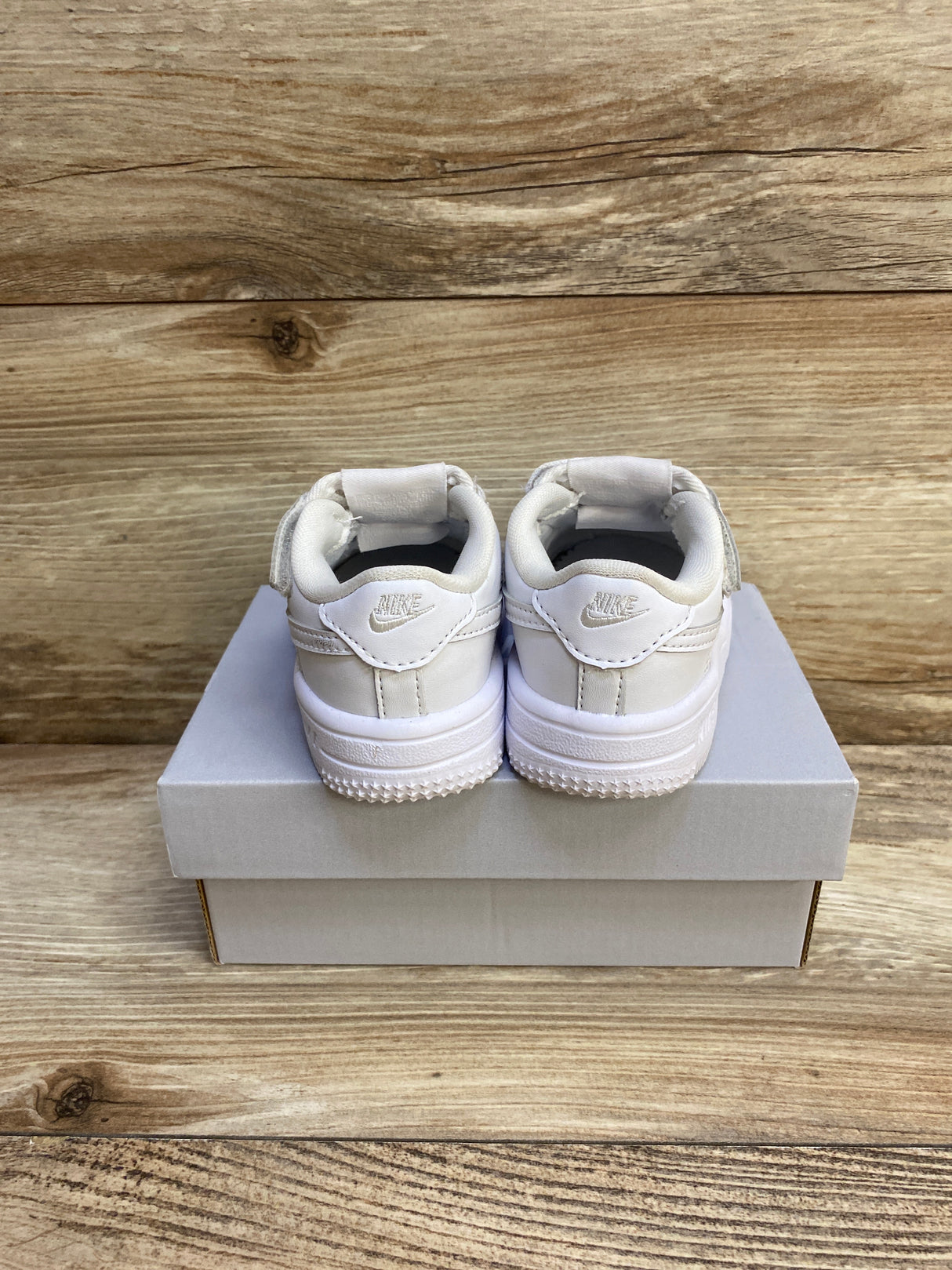 Nike Toddler Force 1 Low EasyOn White sz 4c
