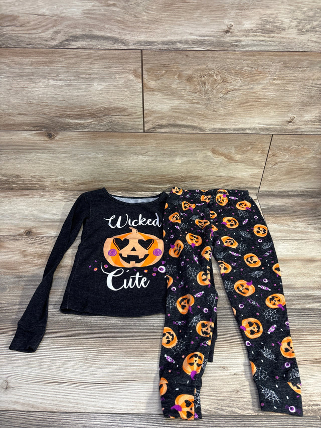 Trick Or Treat Sleep 2pc Pajama Set Black sz 4T - Me n Mommy To Be
