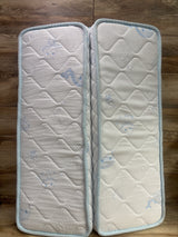 LILYVIBEBEARHAPPY  Foldable Pack and Play Mattress in Ocean Kingdom 38x26x3''