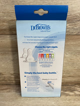 NEW Dr. Brown's Options+ Baby Bottle Anti-Colic Bottle sz 8oz 2pk