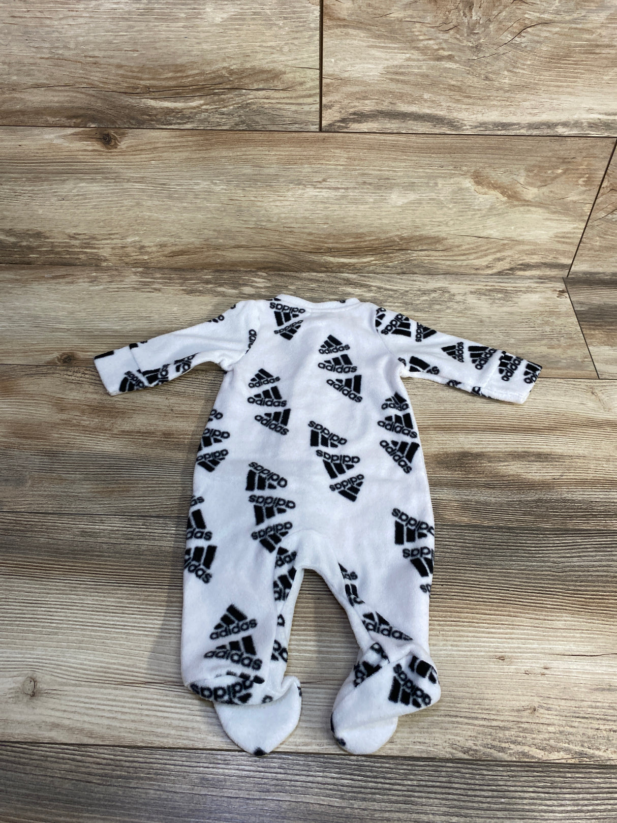 Adidas Logo Blanket Sleeper White sz 0-3m