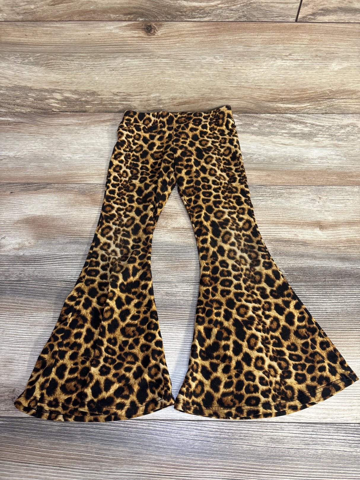 Haven + Ko Leopard Print Bell Bottoms Brown sz 4T - Me n Mommy To Be