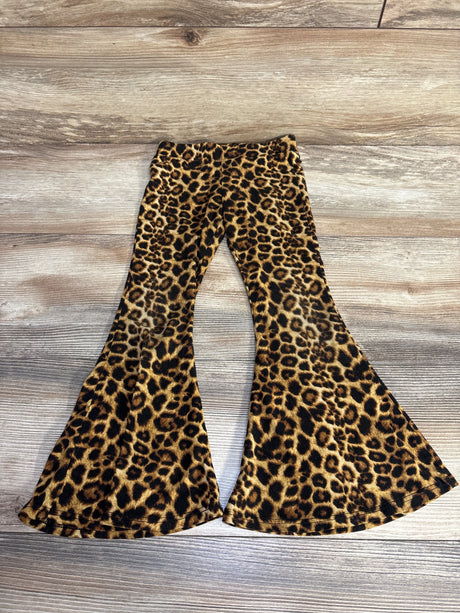Haven + Ko Leopard Print Bell Bottoms Brown sz 4T - Me n Mommy To Be