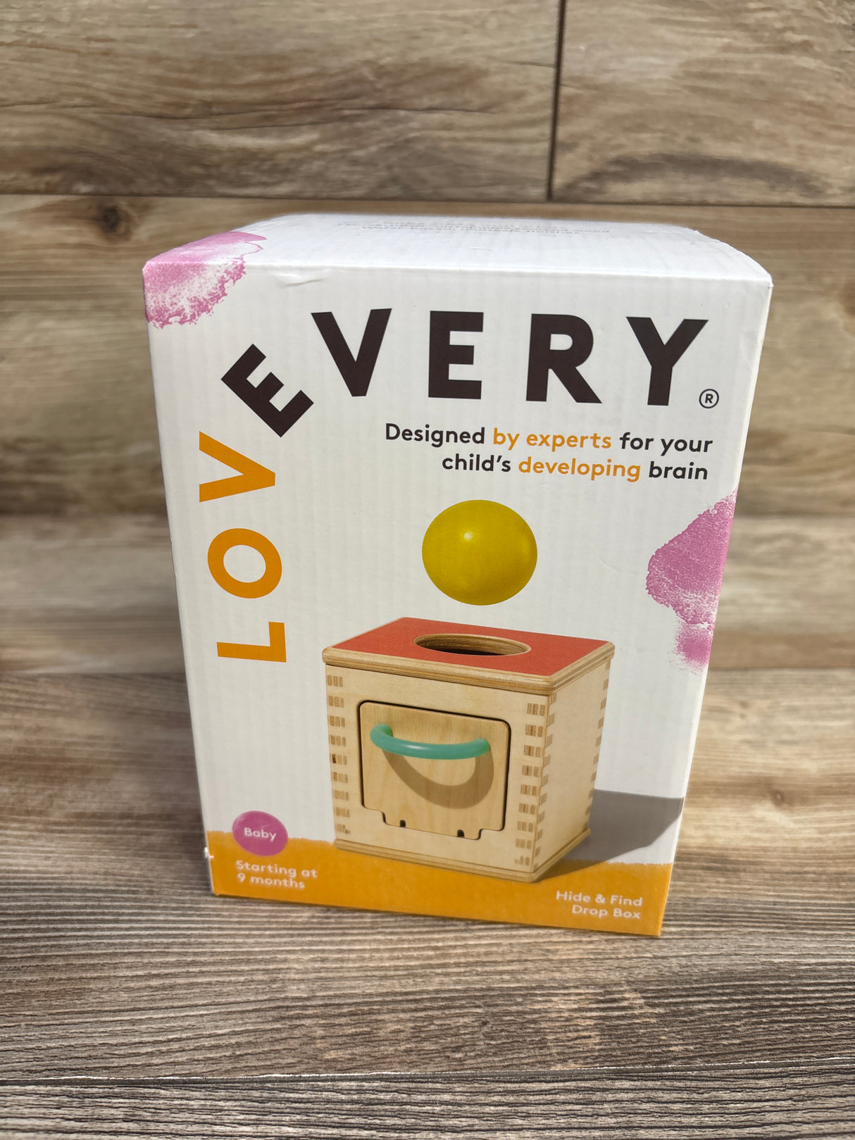 NEW Lovevery Hide & Find Drop Box