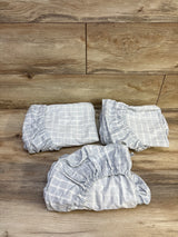 3pk Fitted Bassinet Sheets