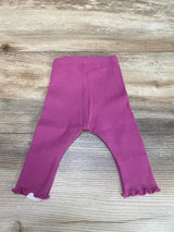 NEW Okie Dokie Ribbed Solid Mauve Leggings sz Newborn