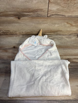 NEW Cloud Island Unicorn Hooded Towel Cream sz Infant