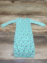 Simple Joys Sleep Gown Teal sz Newborn