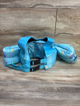 HeySplash Kids Swim Vest Blue Shark Print 33-66lbs