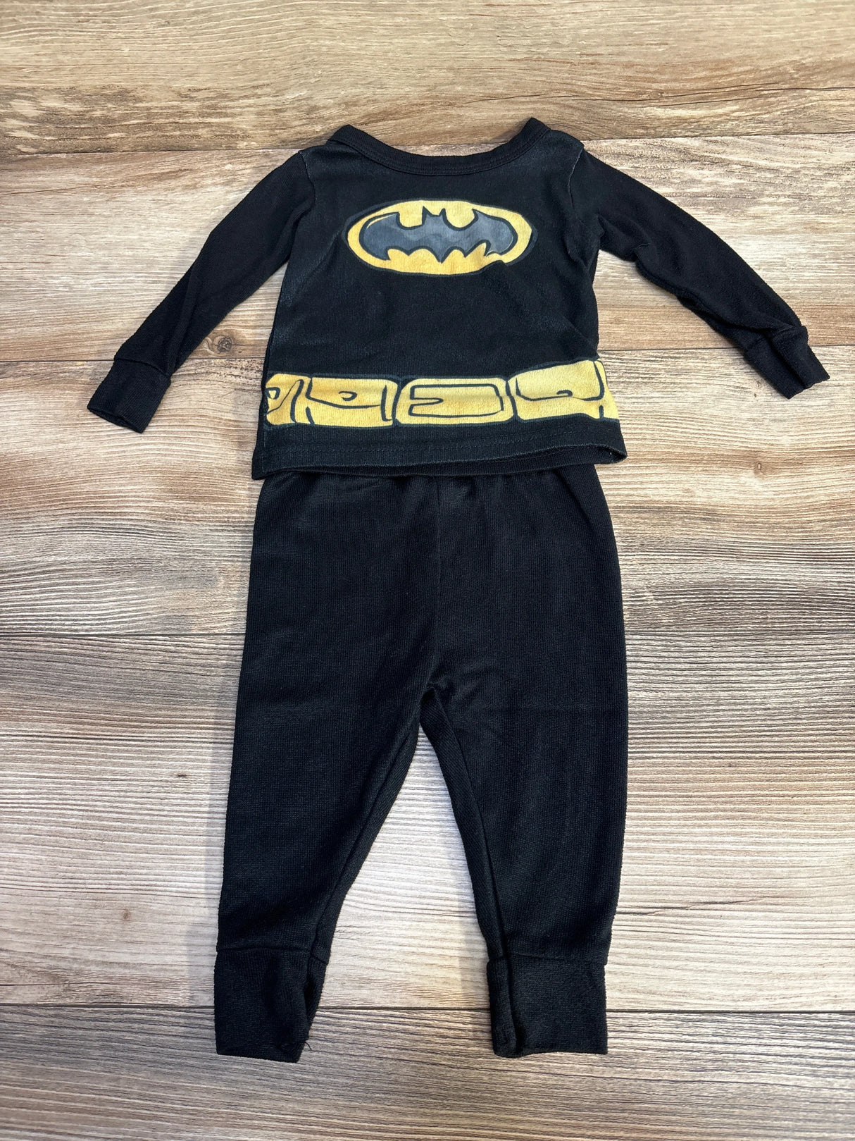 Batman 2pc Pajama Set Black sz 12m - Me n Mommy To Be