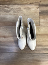 Tucker + Tate Star Cowgirl Boots White sz 7c