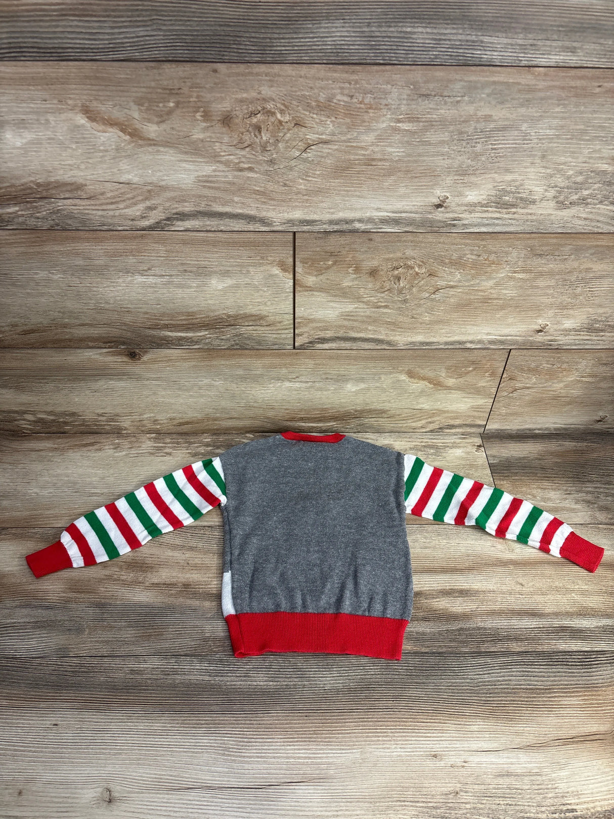 Disney Junior Christmas Mickey Mouse Sweater Grey sz 3T
