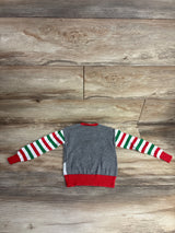 Disney Junior Christmas Mickey Mouse Sweater Grey sz 3T