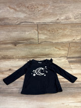 Cat & Jack Moon Shirt Black sz 3T