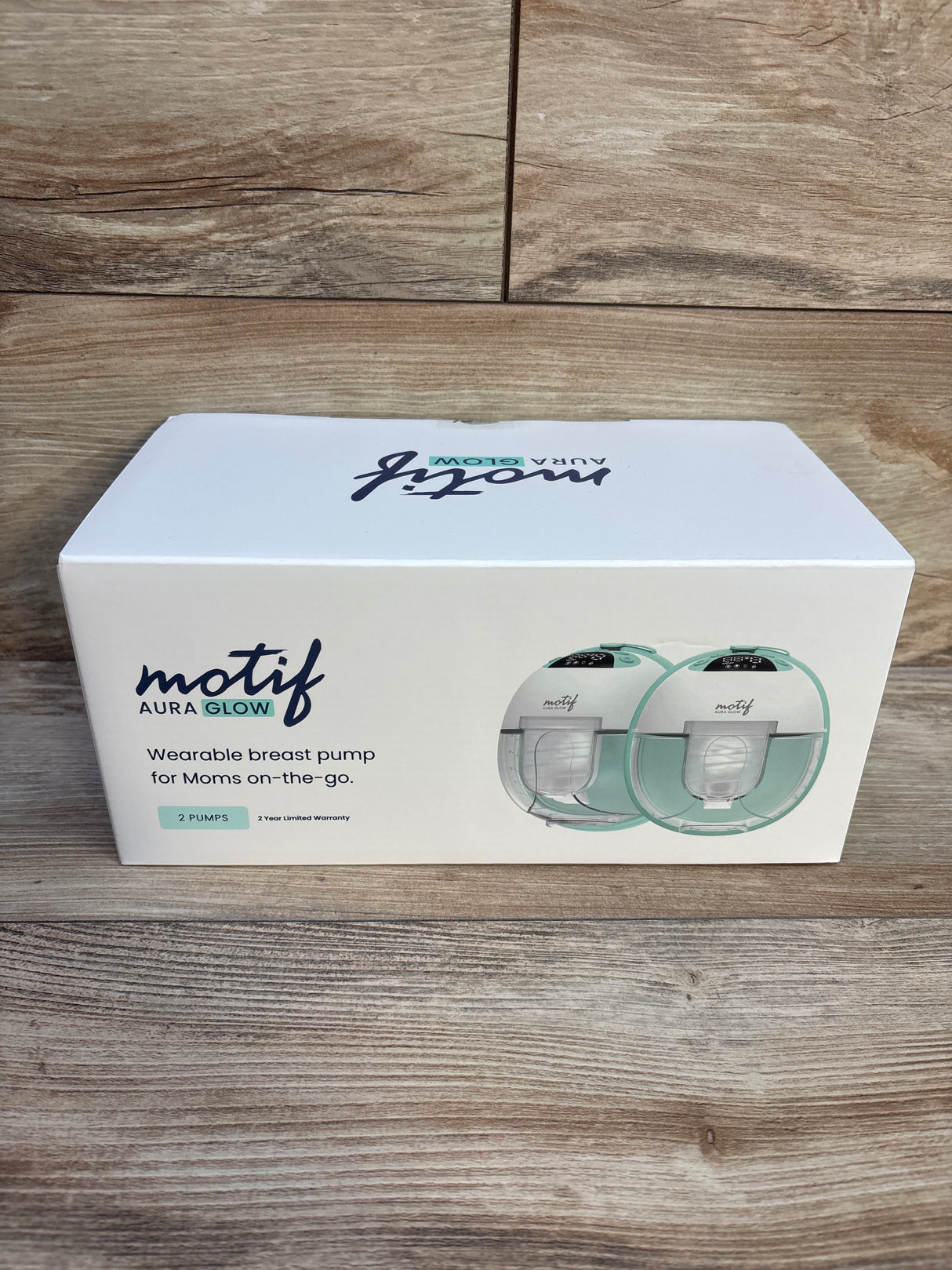 NEW Motif Aura Glow Wearable Breast Pumps - 2 pumps