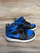 Air Jordan 1 Mid BT 'Royal Splatter' Sneakers sz 5c