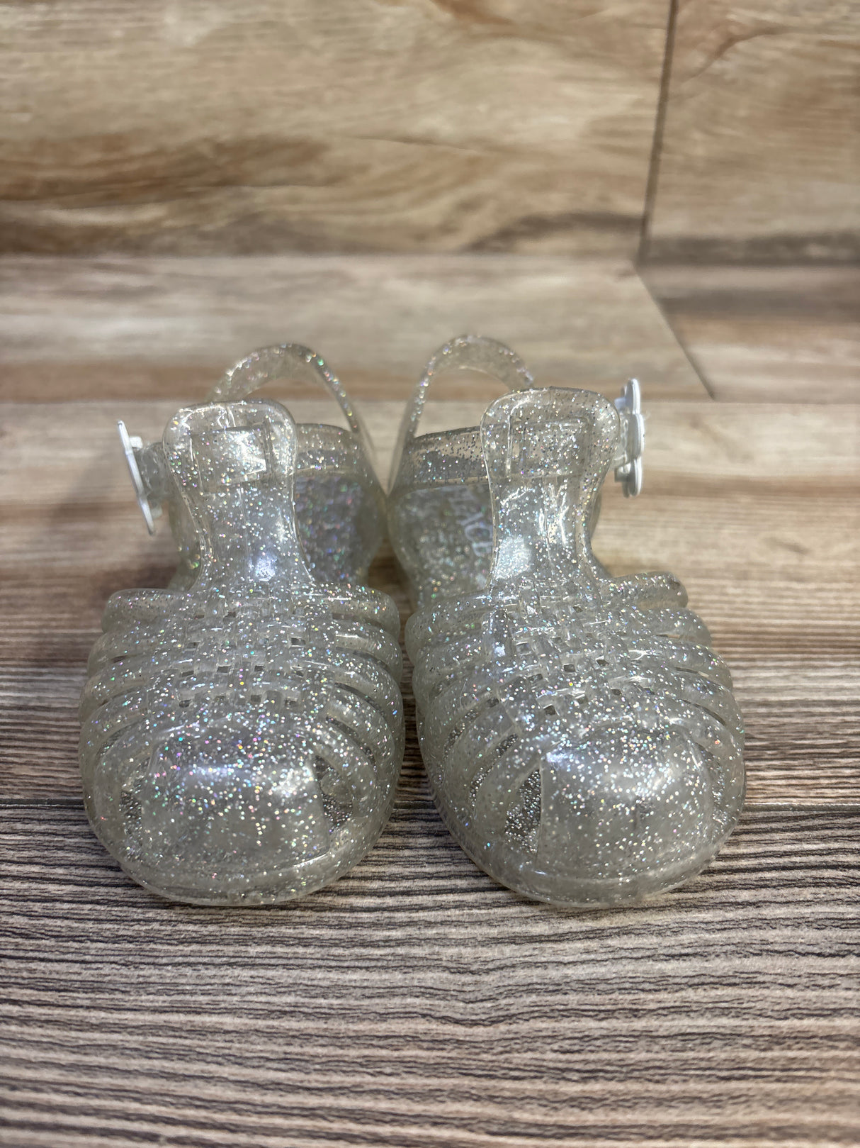 Children's Place Fisherman Jelly Sandals Glitter sz 5c