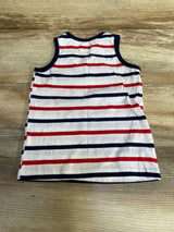 Children's Place Striped Tank Top White sz 3T