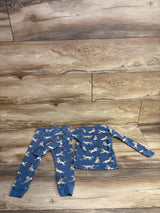 Member's Mark Organic 2pc Sports Dog Pajama Set Blue sz 2T