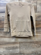 Sezzit Waffle Knit Hooded Long Sleeve Shirt Tan sz 4T