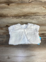 NEW Nannette Faux Fur Shrug White sz 4T