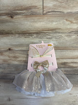 NEW Bebe Baby Boutique 3pc Photoshoot SetGold