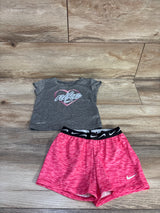 Nike 2pc Dri-Fit Shirt & Shorts Set Grey sz 18m