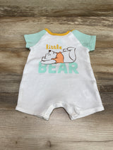 Disney Baby Winnie The Pooh Shortie Romper White/Mint sz 0-3m