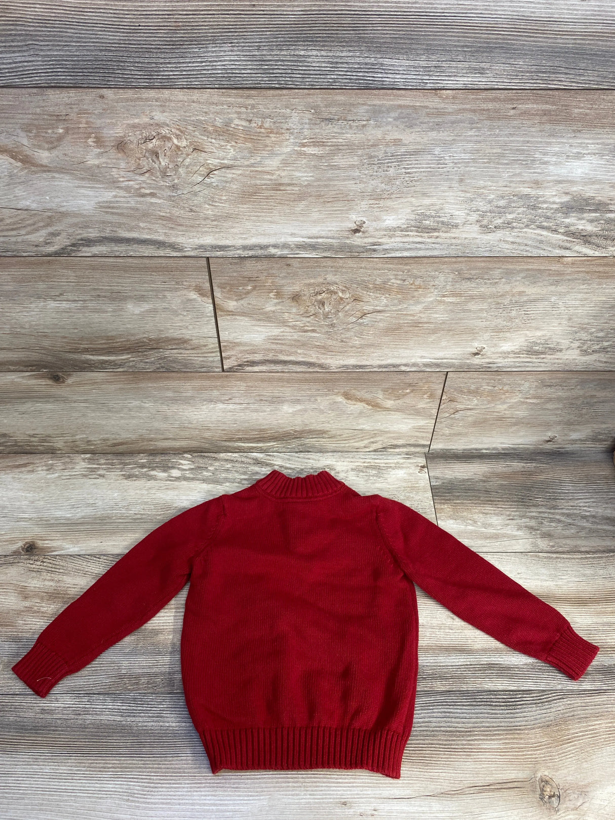 Carter's Henley Knit Sweater Red sz 3T