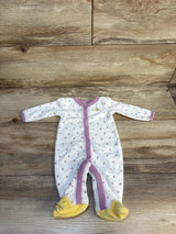 Carter's Polka Dot Bee Sleeper White sz Newborn