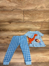 Ms. Rachel 2pc Pajama Set Blue sz 3T