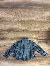 Wrangler Button-Up Shirt Blue sz 3T