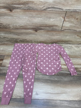 Daisy Fuentes 2pc Waffle Knit Heart Pajama Set Pink sz 4T