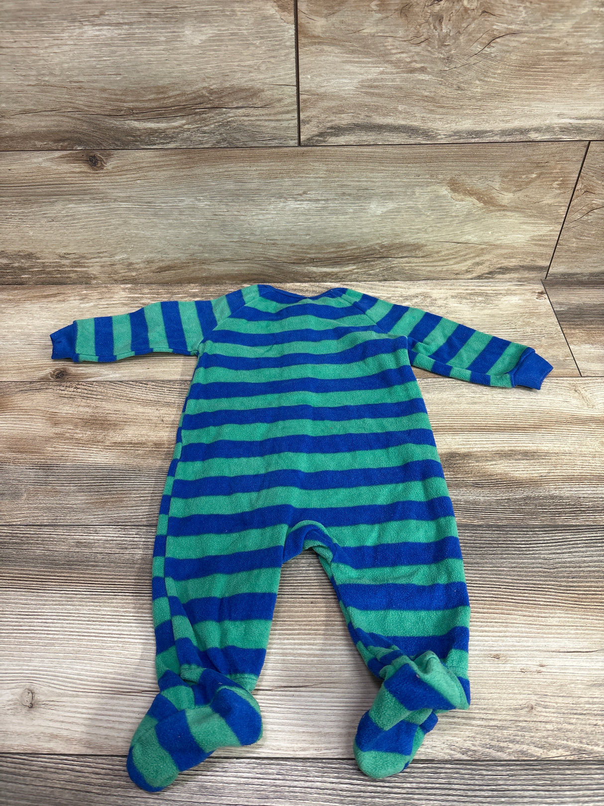 Absorba Striped Blanket Sleeper Green sz 6m