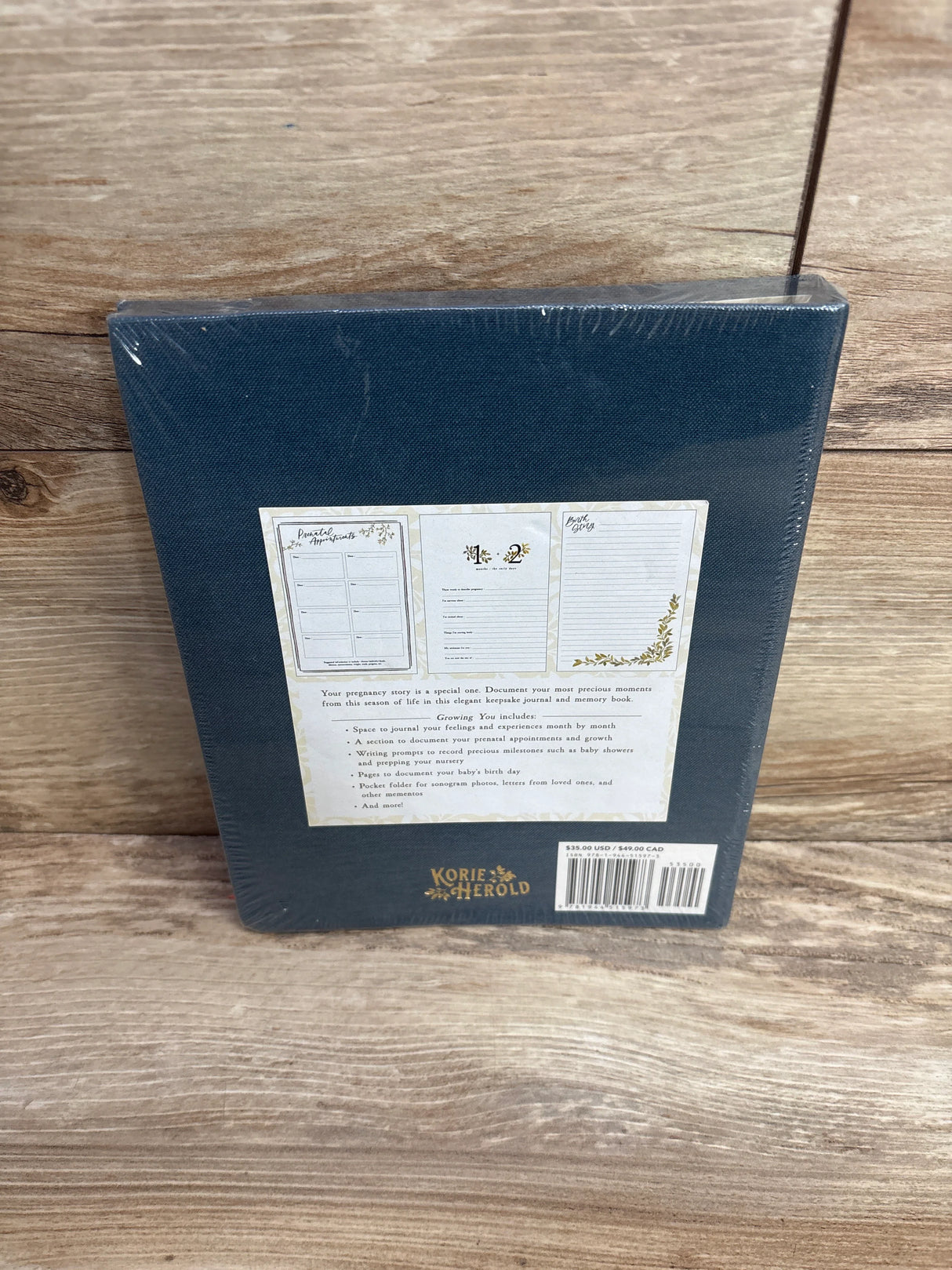 NEW Growing You: Keepsake Pregnancy Journal and Memory Book