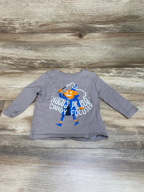 Old Navy Long Sleeve 'Hocus Pocus' Grey Shirt Sz 12-18m - Me n Mommy To Be