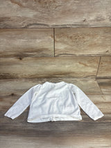 Janie & Jack Bow Pocket Cardigan White sz 2T
