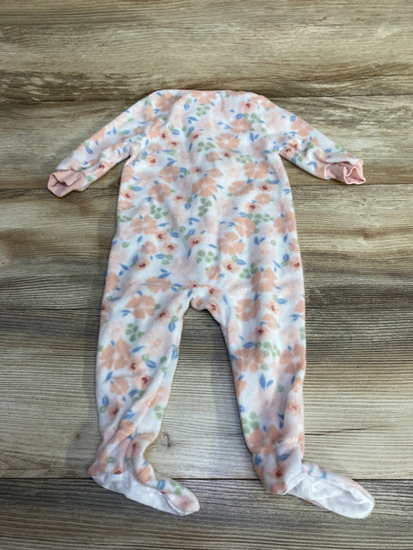 Chick Pea Floral Sleeper White sz 12m - Me n Mommy To Be