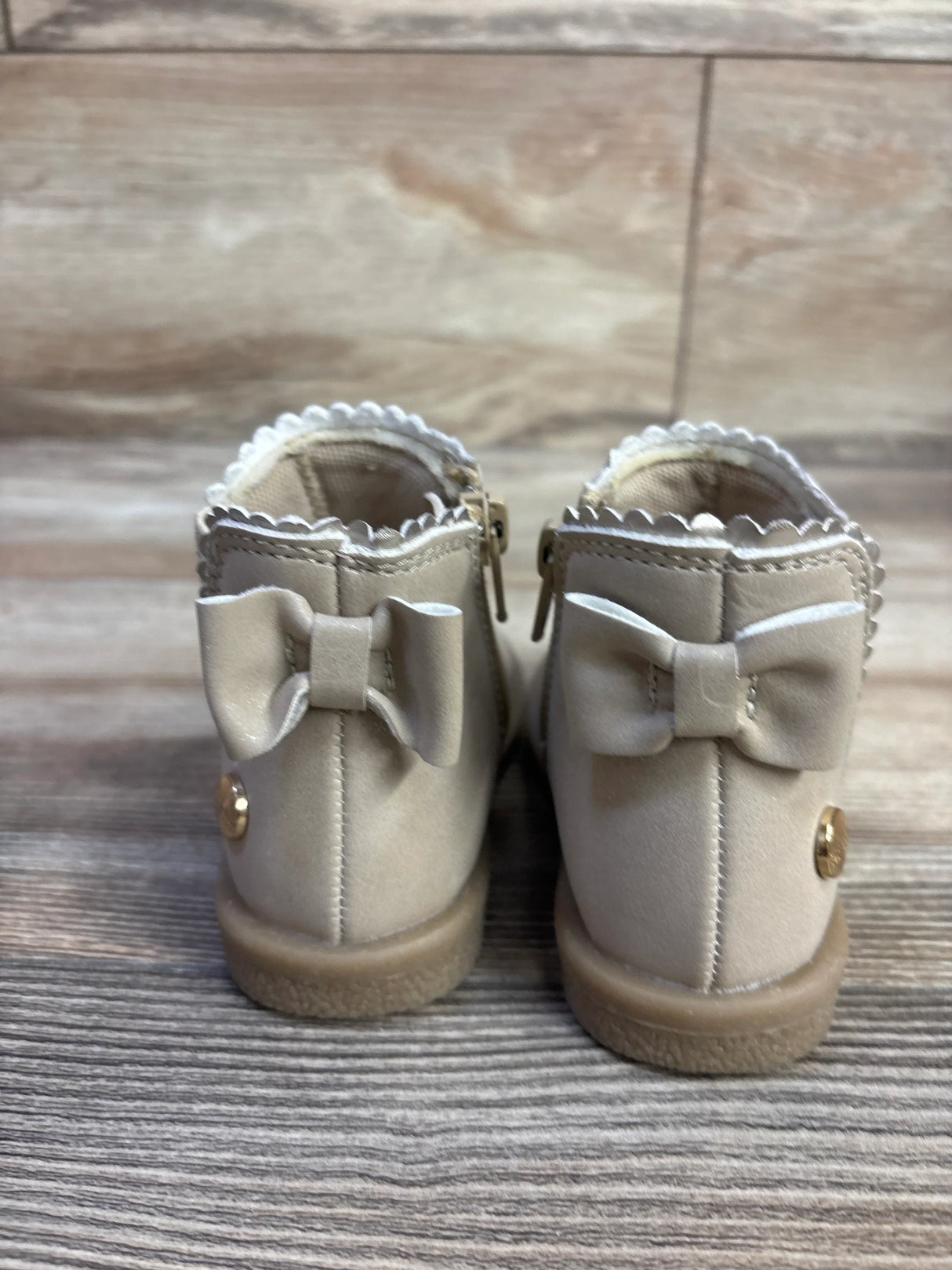 Nicole Miller Ankle Boots Beige sz 4c