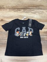 NEW Baby Gap x Peanuts Boo Crew Shirt Black sz 12-18m