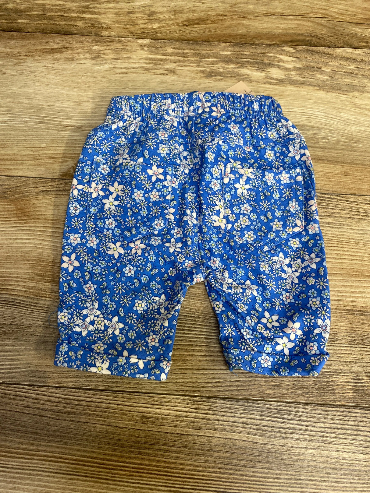 NEW First Impressions Floral Pants Blue sz 6-9m - Me n Mommy To Be