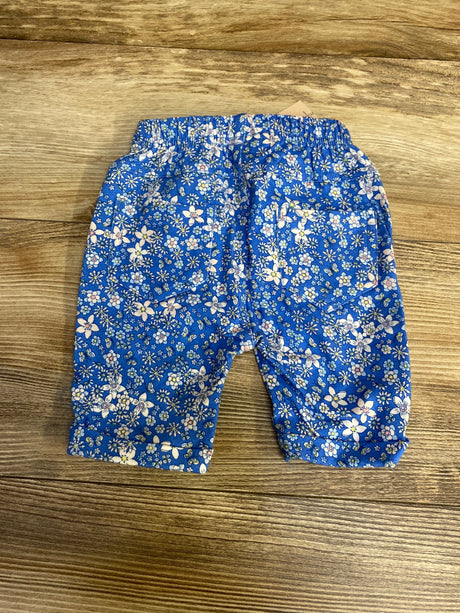 NEW First Impressions Floral Pants Blue sz 6-9m - Me n Mommy To Be